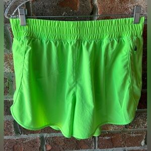CRZ YOGA Lime Green Women's Shorts - size 12